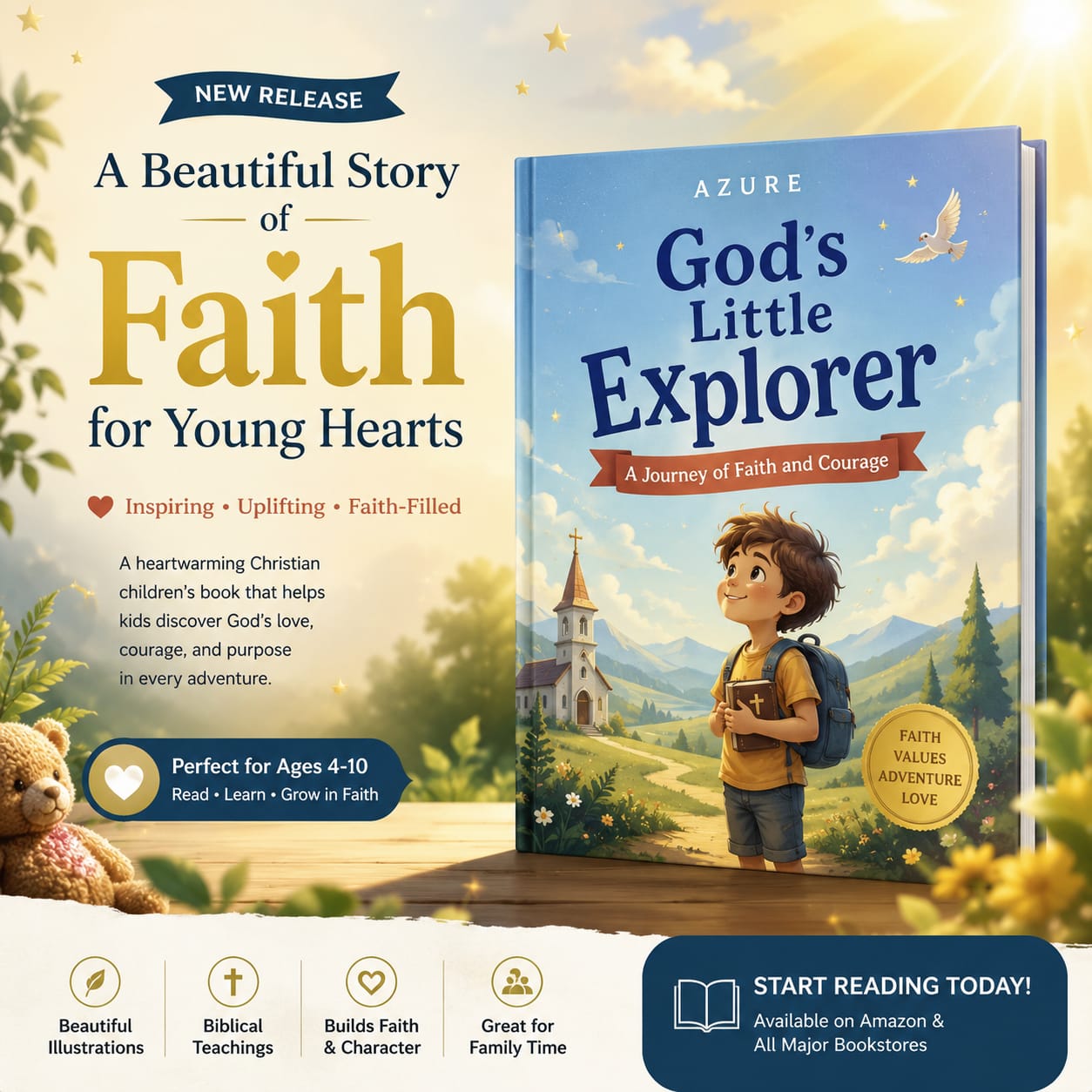 Azure of Faith - Children's Book